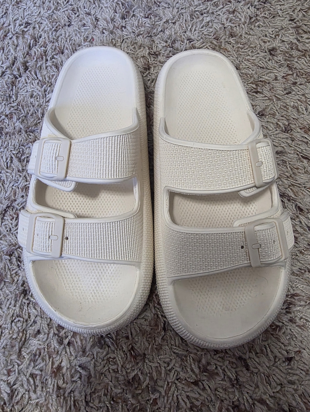 Cloud Double-Strap Slide Sandals